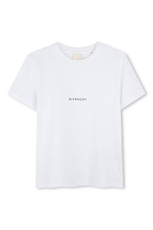 White organic cotton T-shirt GIVENCHY KIDS | H3071910P